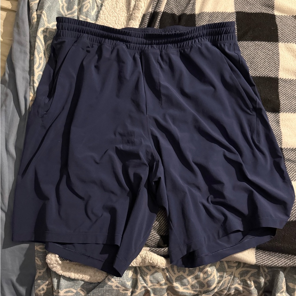 Lululemon 9” Lined Pace Breaker XL Navy Shorts